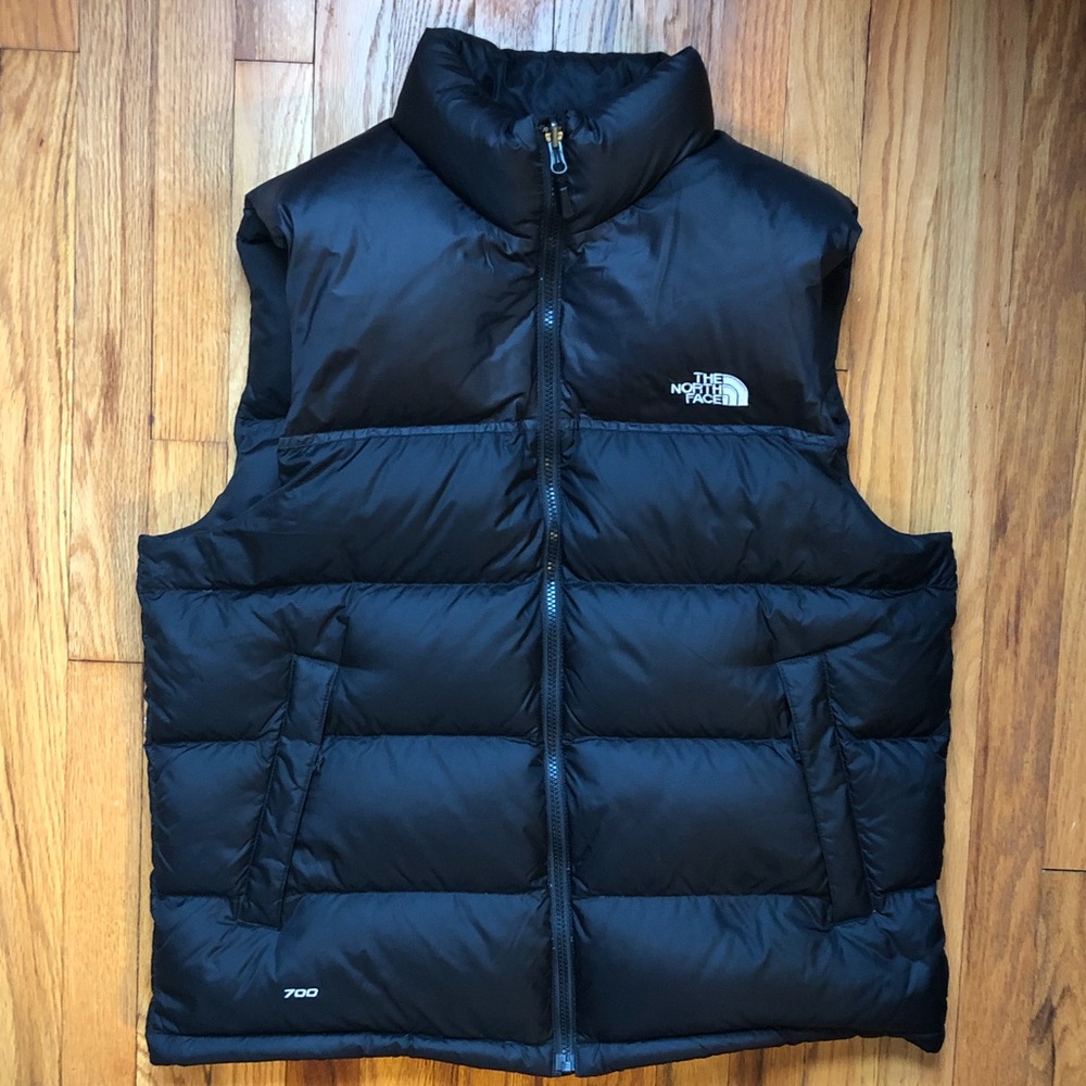 The North Face Black 700 Down Puff Vest - EUC